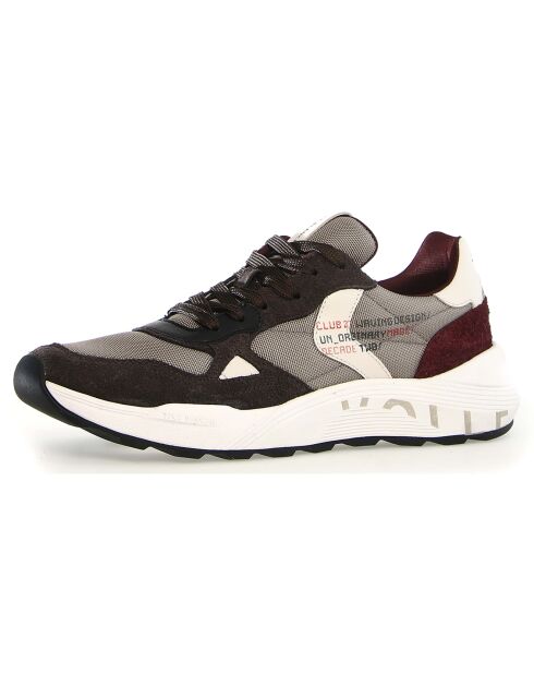 Baskets en Cuir Club anthracite/gris/glace