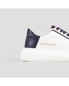 Baskets Greenwich blanc/bleu