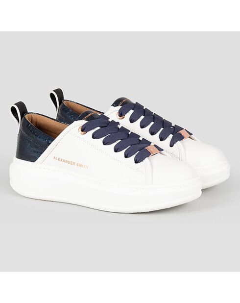 Baskets Wembley blanc/bleu