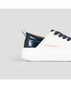 Baskets Wembley blanc/bleu