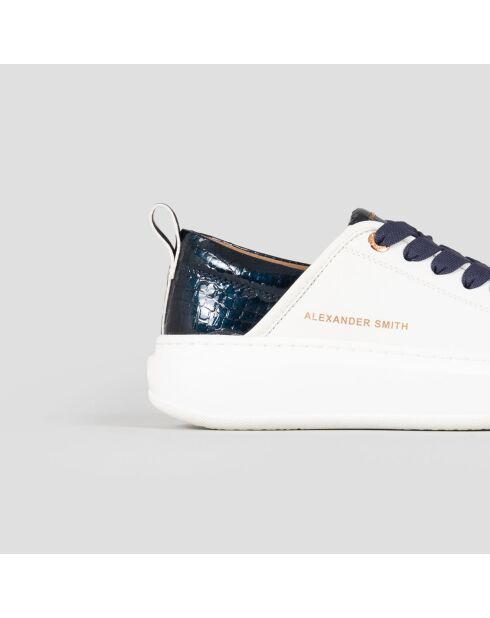 Baskets Wembley blanc/bleu