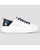 Baskets Wembley blanc/bleu