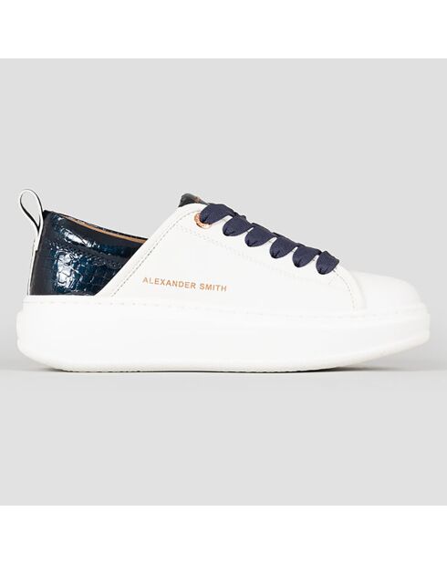 Baskets Wembley blanc/bleu