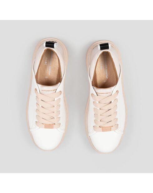 Baskets Wembley blanc/beige
