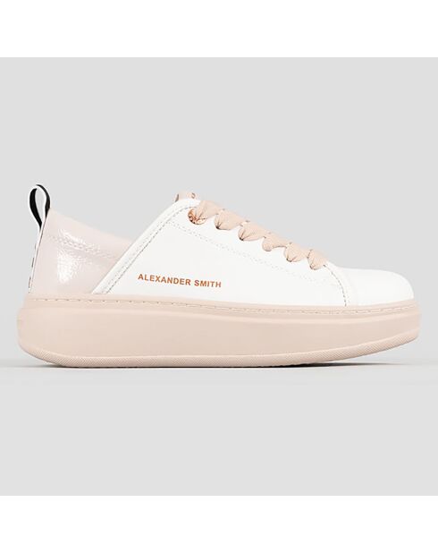 Baskets Wembley blanc/beige