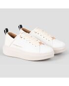 Baskets Wembley blanc/crème