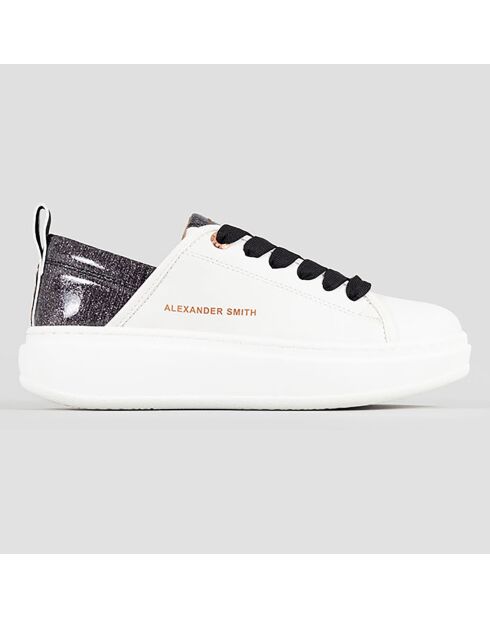 Baskets Wembley blanc/noir