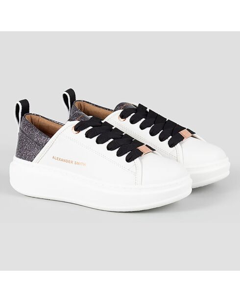 Baskets Wembley blanc/noir