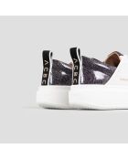 Baskets Wembley blanc/noir