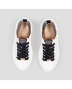 Baskets Wembley blanc/noir