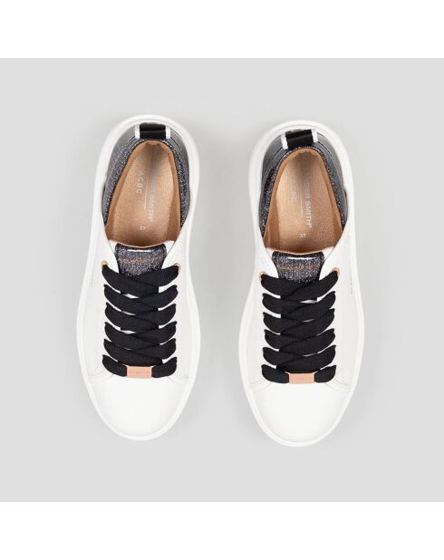 Baskets Wembley blanc/noir