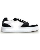 Baskets en Cuir Forx noir/blanc