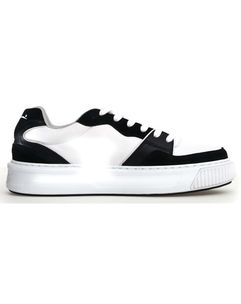 Baskets en Cuir Forx noir/blanc