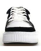 Baskets en Cuir Forx noir/blanc