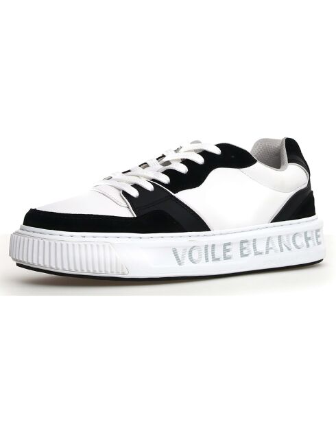 Baskets en Cuir Forx noir/blanc