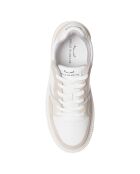Baskets en Cuir Forx glace/blanc/yaourt