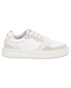 Baskets en Cuir Forx glace/blanc/yaourt