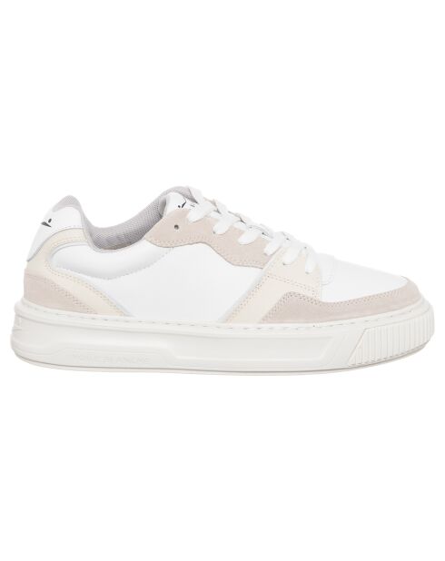 Baskets en Cuir Forx glace/blanc/yaourt