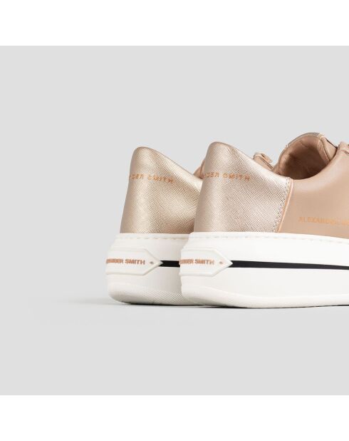 Baskets en Cuir Lancaster camel