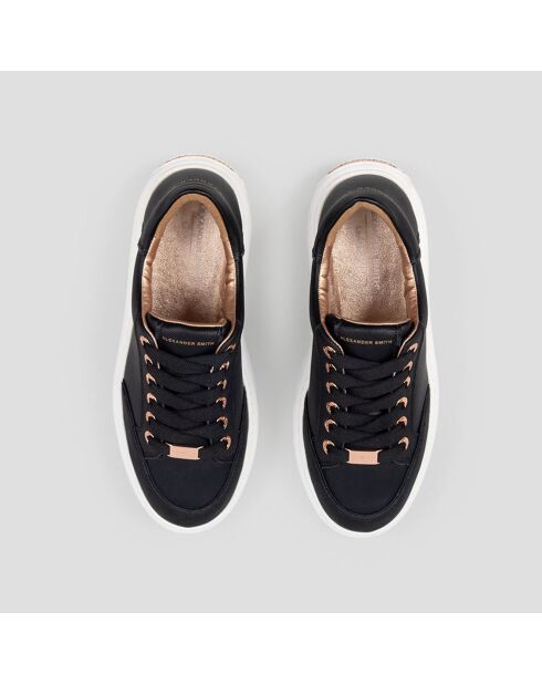 Baskets en Cuir Lancaster noires