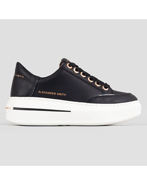 Baskets en Cuir Lancaster noires