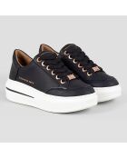 Baskets en Cuir Lancaster noires