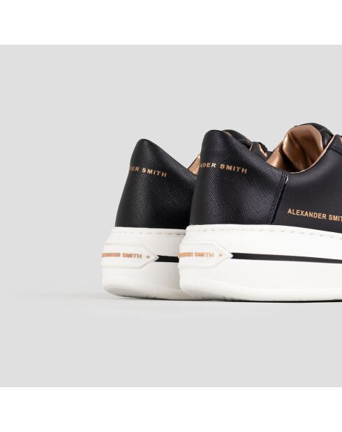 Baskets en Cuir Lancaster noires