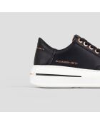 Baskets en Cuir Lancaster noires