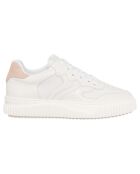 Baskets en Cuir Laura glace/blanc cassé/poudre