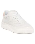 Baskets en Cuir Laura glace/blanc cassé/poudre