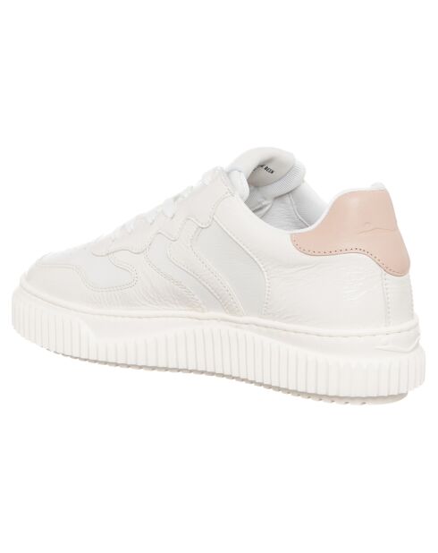 Baskets en Cuir Laura glace/blanc cassé/poudre