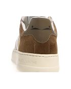 Baskets en Cuir Layton glace/beige clair