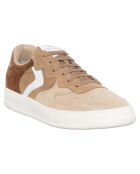 Baskets en Cuir Layton beige clair/marron clair