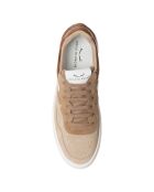 Baskets en Cuir Layton beige clair/marron clair