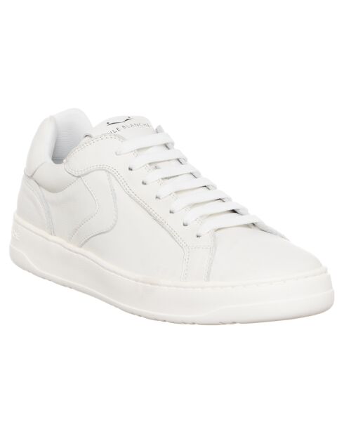 Baskets en Cuir Layton blanc