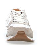 Baskets en Cuir Liam sable/blanc