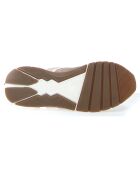 Baskets en Cuir Liam sable/blanc