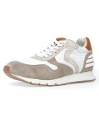 Baskets en Cuir Liam sable/blanc