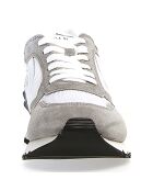 Baskets en Cuir Liam gris/blanc