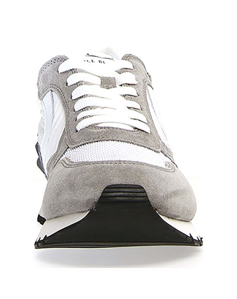 Baskets en Cuir Liam gris/blanc