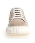 Baskets en Cuir Maiorca ardoise/beige