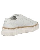 Baskets en Cuir Maiorca blanches