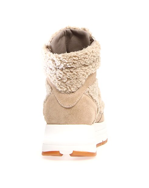 Baskets en Cuir Maran beige clair/écru