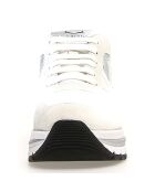 Baskets en Cuir Maran blanc/rose