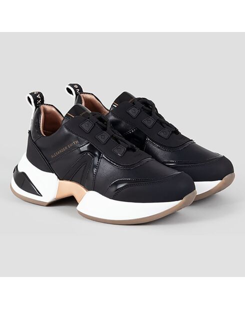 Schwarze Marble Sneakers