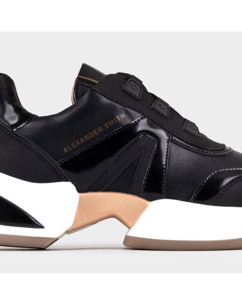 Schwarze Marble Sneakers