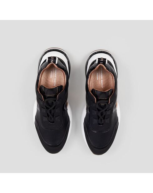Schwarze Marble Sneakers