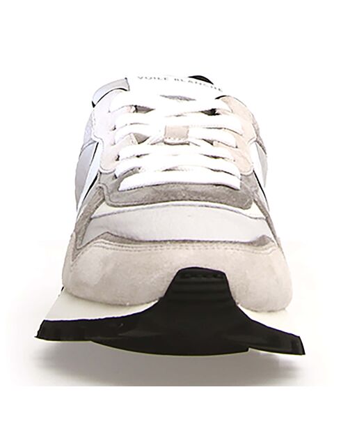 Baskets en Cuir Qwark glace/gris