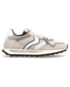 Baskets en Cuir Qwark glace/gris