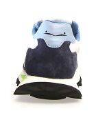 Baskets en Cuir Qwark indigo/blanc